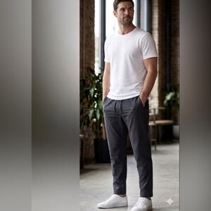 Lululemon Men’s Bowline’s “Seersucker” Pants Obsidian/Dark Grey Size Medium